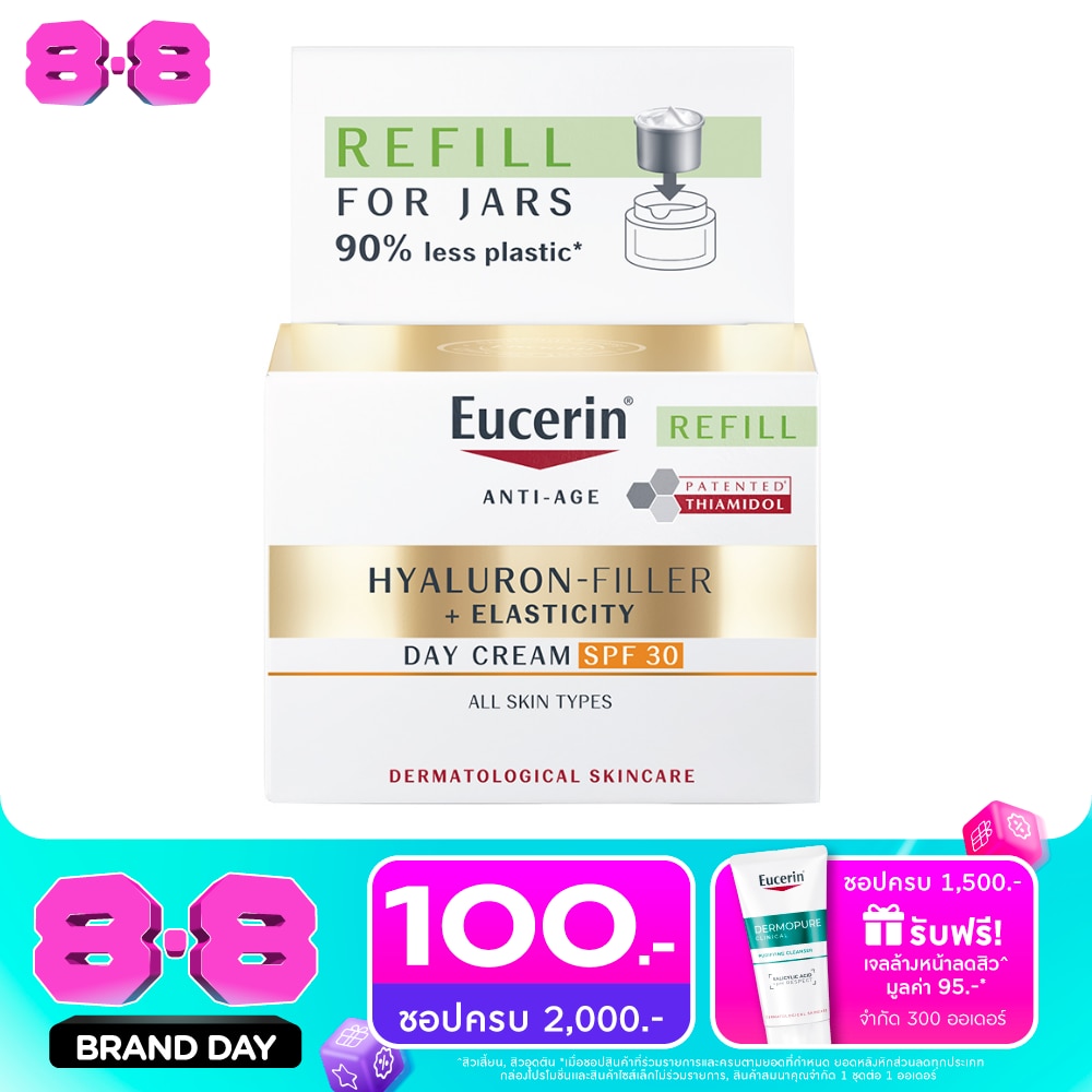 Eucerin Hyaluron-Filler + Elasticity Day Cream SPF30 Refill 50 ml. image