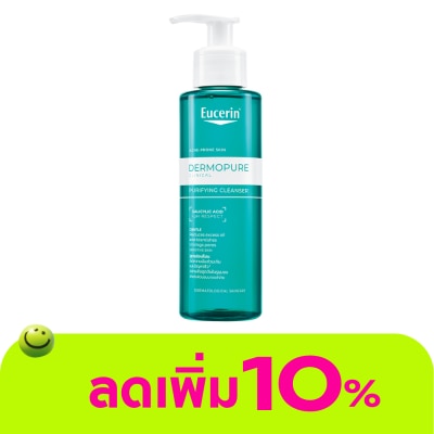 Eucerin - ยูเซอริน เดอร์โมเพียว คลินิคอล เพียวริฟายอิ้ง คลีนเซอร์ เจลล้างหน้า 200 มล.