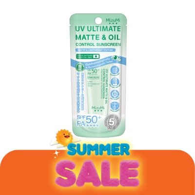 Mizumi - มิซึมิ ยูวี อัลติเมท แมตต์ ออยล์ คอนโทรล ซันสกรีน 8 กรัม กันแดดสำหรับผิวมัน