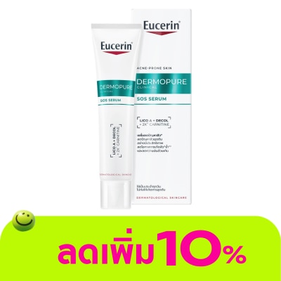 Eucerin - ยูเซอริน เดอร์โมเพียว คลินิคอล เอสโอเอส เซรั่ม 40 มล. สำหรับผิวมันเป็นสิว