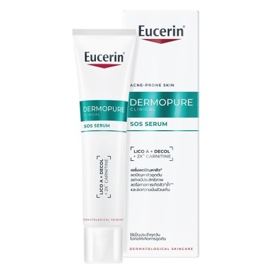Eucerin - ยูเซอริน เดอร์โมเพียว คลินิคอล เอสโอเอส เซรั่ม 40 มล. สำหรับผิวมันเป็นสิว