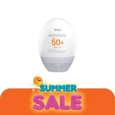 Terry - เธอร์รี่ ยูวี ดิเฟนซ์ ดับเบิ้ล ชีลด์ ไฮบริด-ฟลูอิด ซันสกรีน SPF50+ PA++++ 30มล.