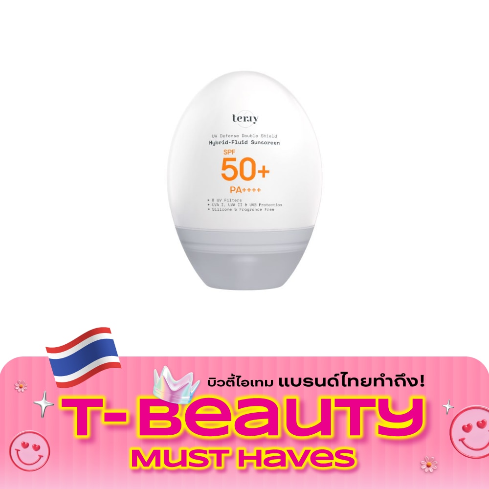 เธอร์รี่ ยูวี ดิเฟนซ์ ดับเบิ้ล ชีลด์ ไฮบริด ฟลูอิด ซันสกรีน SPF50+ PA++++ 30มล. image
