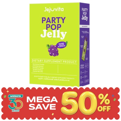 Jejuvita - เจจูวิต้า ปาร์ตี้ ป๊อป เจลลี่ 25 กรัม x 10 ซอง กลิ่นองุ่นเคียวโฮ image