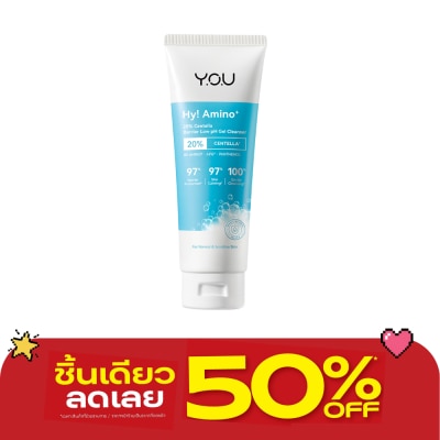You - Y.O.U. Hy Amino+ 20 Centella Barrier Low pH Gel Cleanser 100g. image