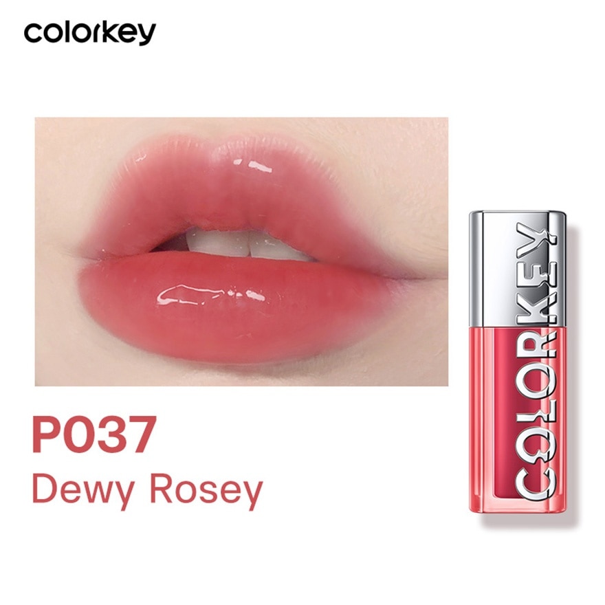 คัลเลอร์คีย์ วอเทอร์ สปาร์คกลิ้ง ลิป เซรั่ม 3ก. P037 ดิวอี้ โรเซ่
