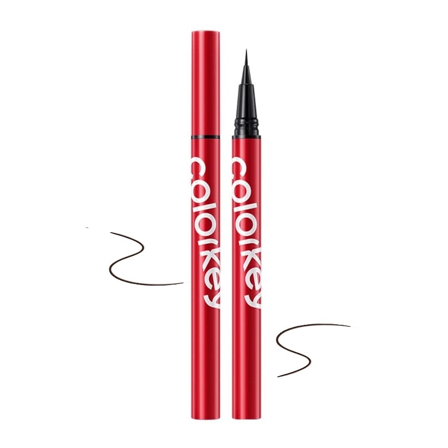 Colorkey Skinny Lasting Liquid Eyeliner 0.05ml. N02 Cherry Wood