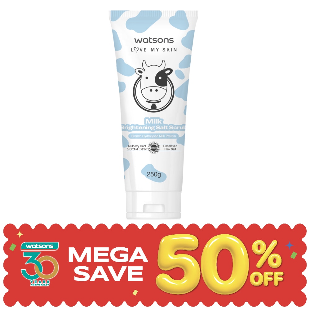 Watsons Milk Brightening Salt Scrub 250g. image
