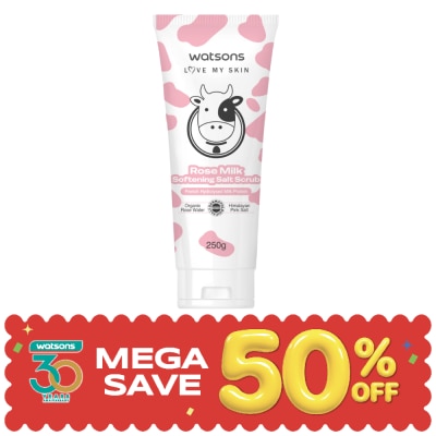 Watsons - Watsons Rose Milk Softening Salt Scrub 250g. image