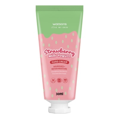 WATSONS - วัตสัน สตรอเบอร์รี่ มิลค์ โยเกิร์ต แฮนด์ ครีม 30มล.
