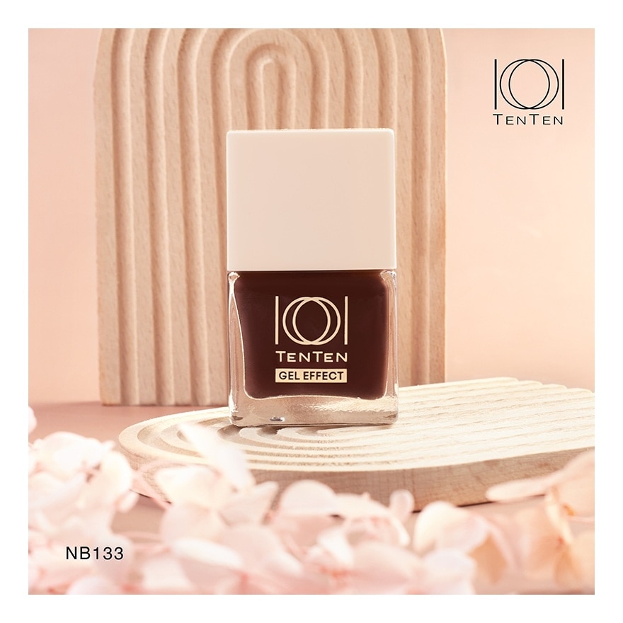 เท็น เท็น เจล เอฟเฟค เนล โพลิช 12มล. NB133 น้ำตาลไหม้