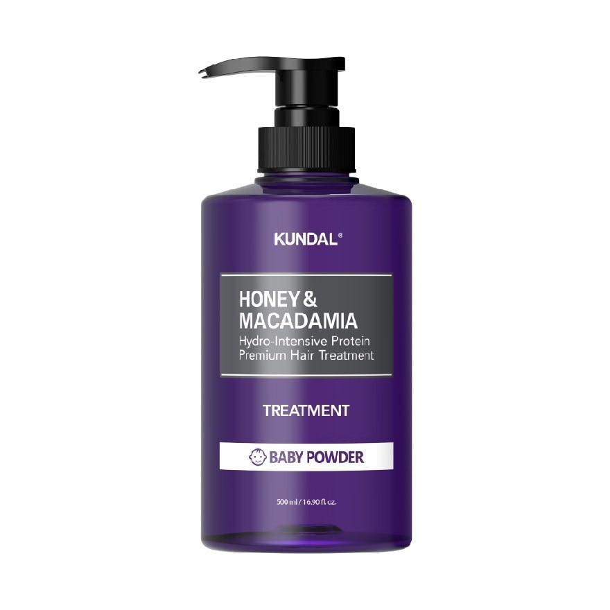 คุนดัล ทรีทเม้นท์ ฮันนี่ แอนด์ แมคคาเดเมีย เบบี้ พาวเดอร์ 500 มล.