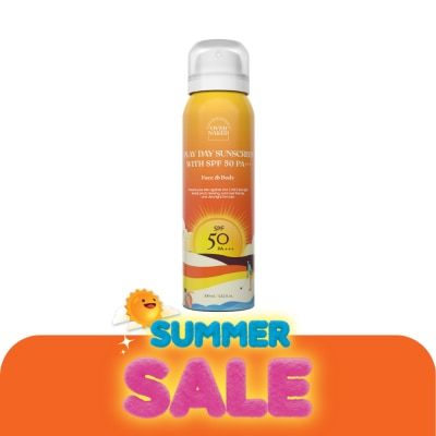 Overnaked - โอเวอร์เนคิด เพลย์เดย์ ซันสกรีน สเปรย์ SPF50 PA+++ สเปรย์กันแดด 100 มล.