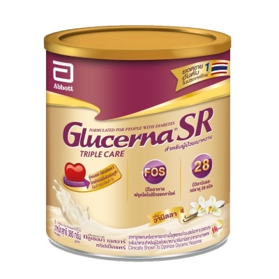 Glucerna - กลูเซอร์น่า เอสอาร์ วานิลลา 380 กรัม