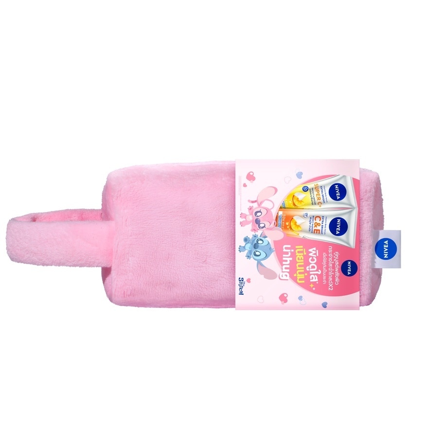 นีเวีย วิตามิน บอดี้เซรั่ม เอ็กซ์ตร้า ไบรท์ซูเปอร์ซี+ซีแอนด์อี 170มล. ฟรีกระเป๋าชมพู