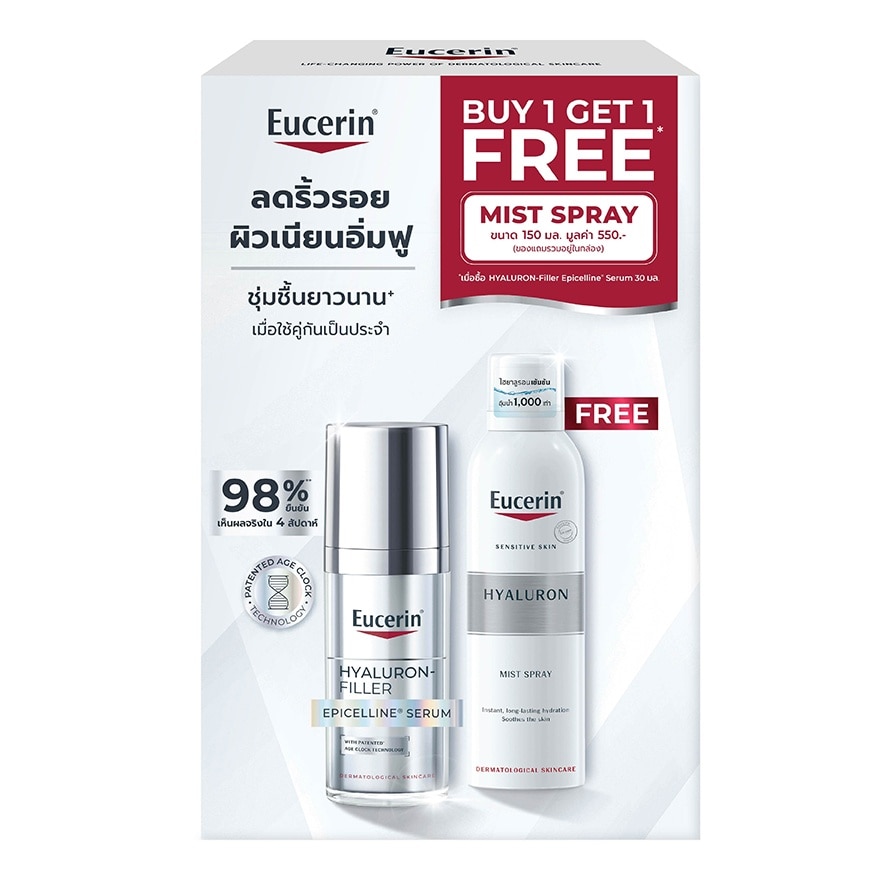 Eucerin Epicelline Serum 30 ml. Hyaluron Mist Spray 150 ml.