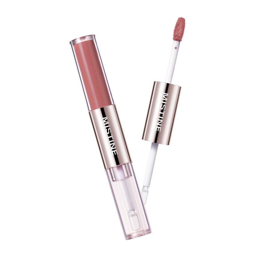 มิสทีน ทิปซี่-ล็อค ลิป ดูโอ 3ก. D04 เบอร์รี่ เรด ไวน์