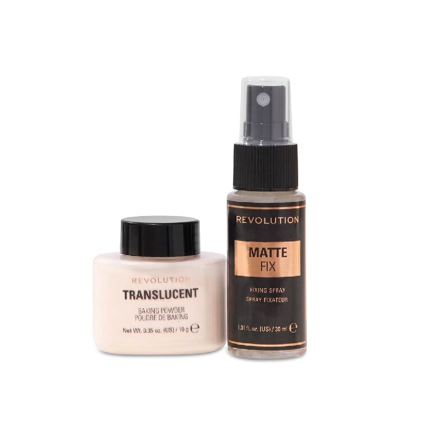 Makeup Revolution Mini Matte Heros Makeup Setting Duo 2pcs.