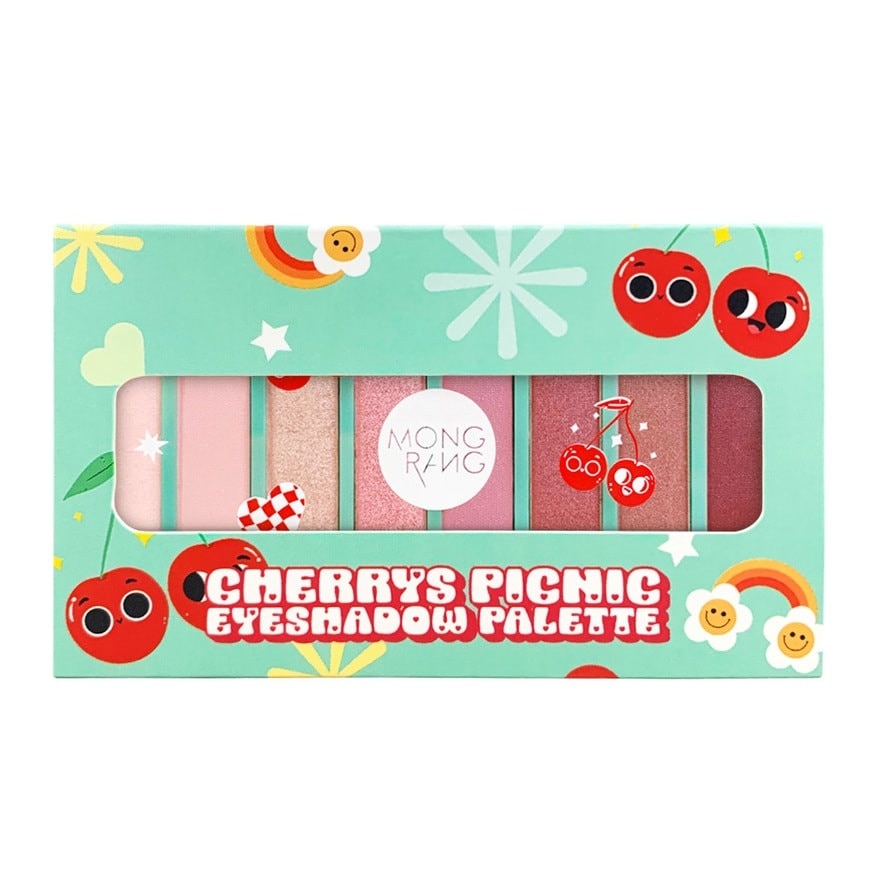 Mongrang Cherrys Picnic Eyeshadow Palette 6.4g.