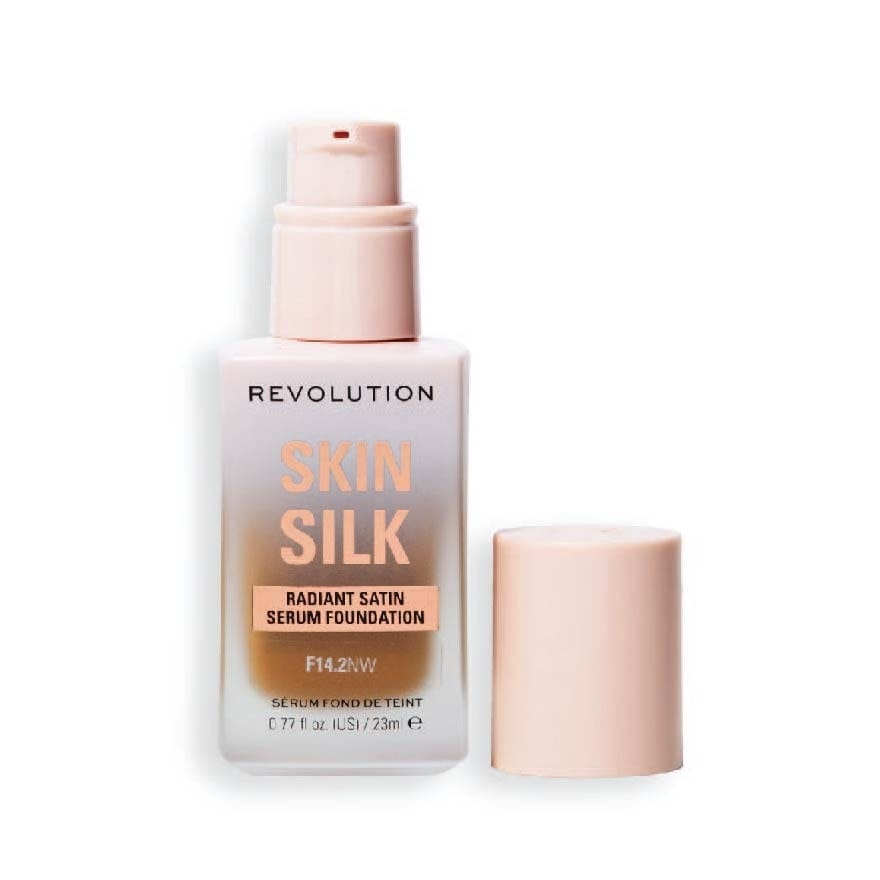 Makeup Revolution Skin Silk Serum Foundation 23ml. F14.2NW