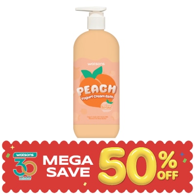 Watsons - Watsons Peach Yogurt Cream Bath 500ml. image