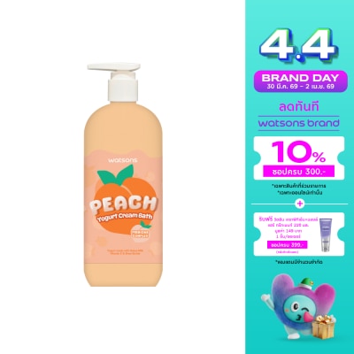 Watsons - Watsons Peach Yogurt Cream Bath 500ml.