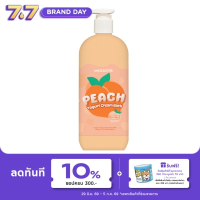 Watsons - Watsons Peach Yogurt Cream Bath 500ml.