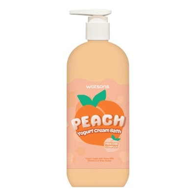 Watsons Watsons Peach Yogurt Cream Bath 500ml.