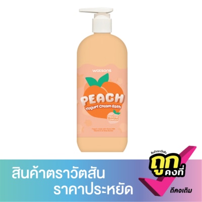 WATSONS - วัตสัน พีช โยเกิร์ต ครีม บาธ 500มล.