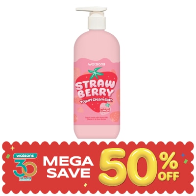 Watsons - Watsons Strawberry Yogurt Cream Bath 500ml. image