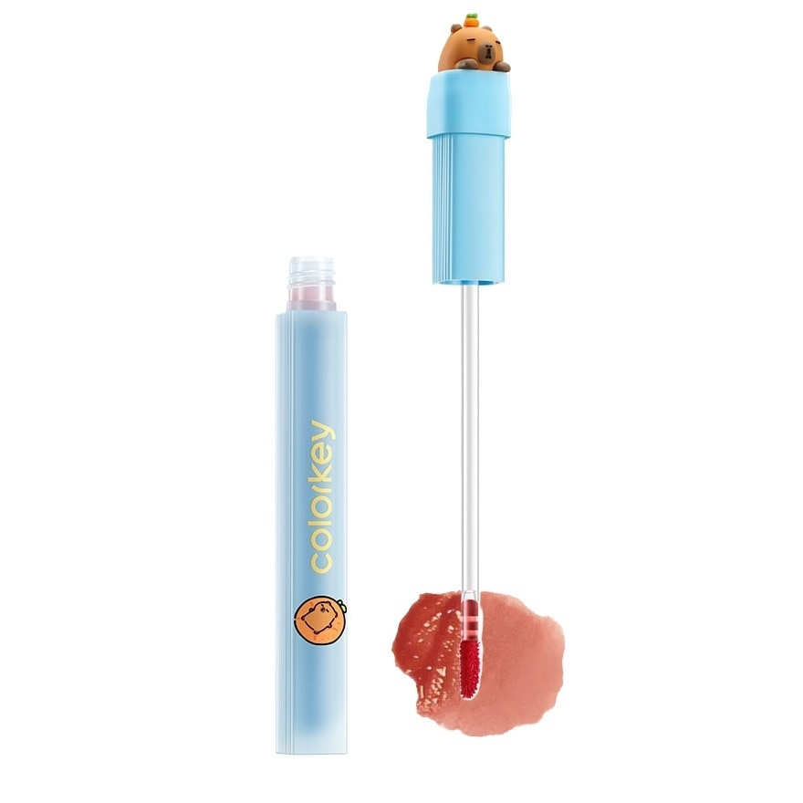 Colorkey คัลเลอร์คีย์ คาปิบาร่า ซีรีส์ ซอฟท์ แมทท์ วอเตอร์ ลิป ทิ้นท์ 1.8ก. R300 มิดไนท์ โรส