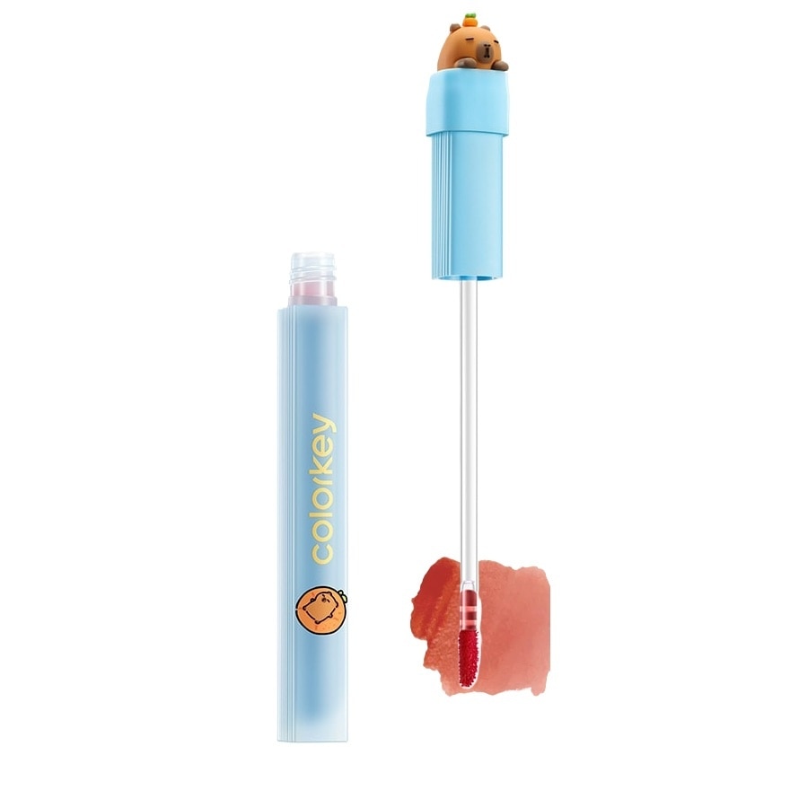 Colorkey คัลเลอร์คีย์ คาปิบาร่า ซีรีส์ ซอฟท์ แมทท์ วอเตอร์ ลิป ทิ้นท์ 1.8ก. O308 ออเร้นจ์ โซดา