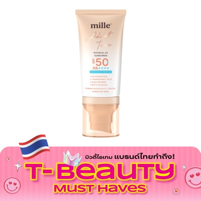 Mille Mille Adapt Tone Physical UV Sunscreen SPF50+ PA++++ 40g. image