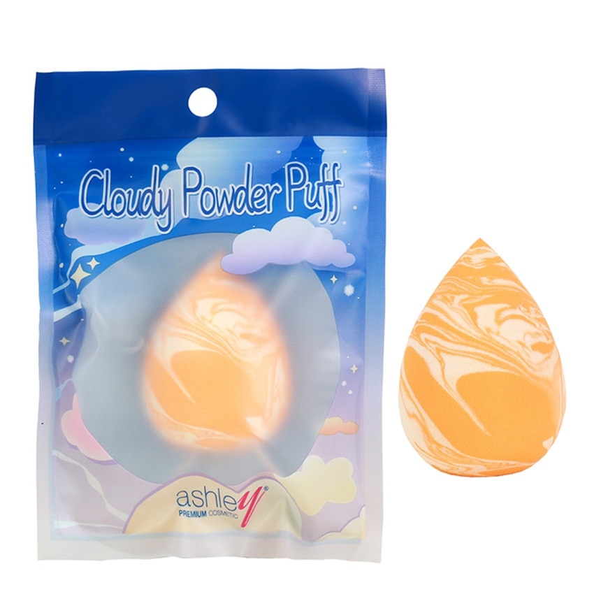 Ashley แอชลี่ย์ คลาวดี้ พาวเดอร์ พัฟ 1ชิ้น ส้ม