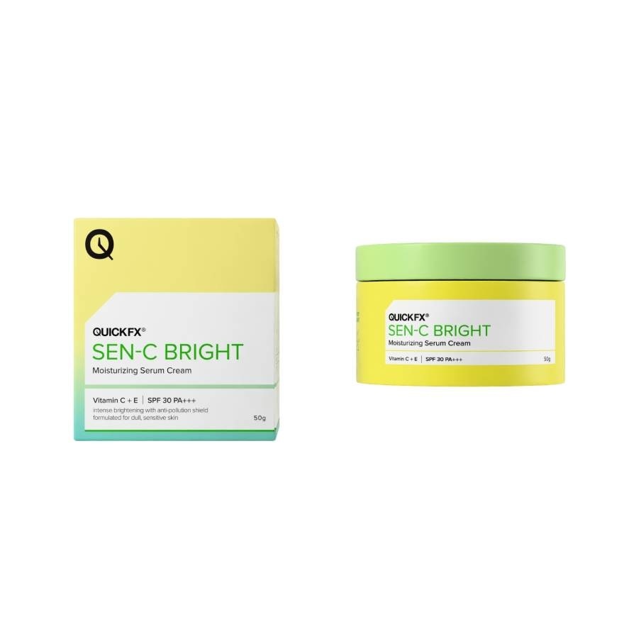 ควิกเอฟเอ็กซ์ เซ็น-ซีไบรท์ มอยซ์เจอไรซิ่ง เซรั่มครีม เอสพีเอฟ30 พีเอ+++ 50กรัม.