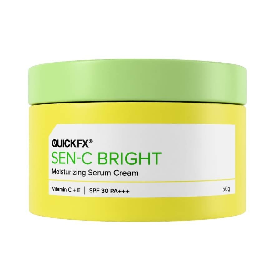 ควิกเอฟเอ็กซ์ เซ็น-ซีไบรท์ มอยซ์เจอไรซิ่ง เซรั่มครีม เอสพีเอฟ30 พีเอ+++ 50กรัม.