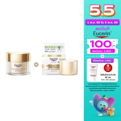 Eucerin - Eucerin Hyaluron-Filler + Elasticity Day Cream SPF30 50 ml. + Refill