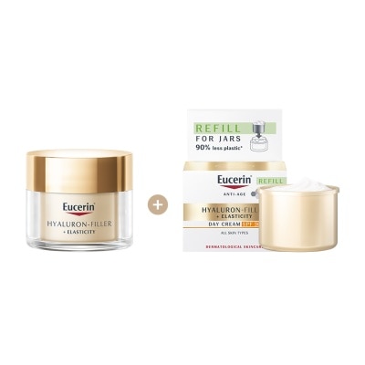 Eucerin - Eucerin Hyaluron-Filler + Elasticity Day Cream SPF30 50 ml. + Refill