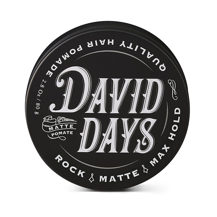 David Days เดวิด เดส์ ร็อค แมท แม็ก โฮลด์ โพเมด สูตรด้าน 80 กรัม
