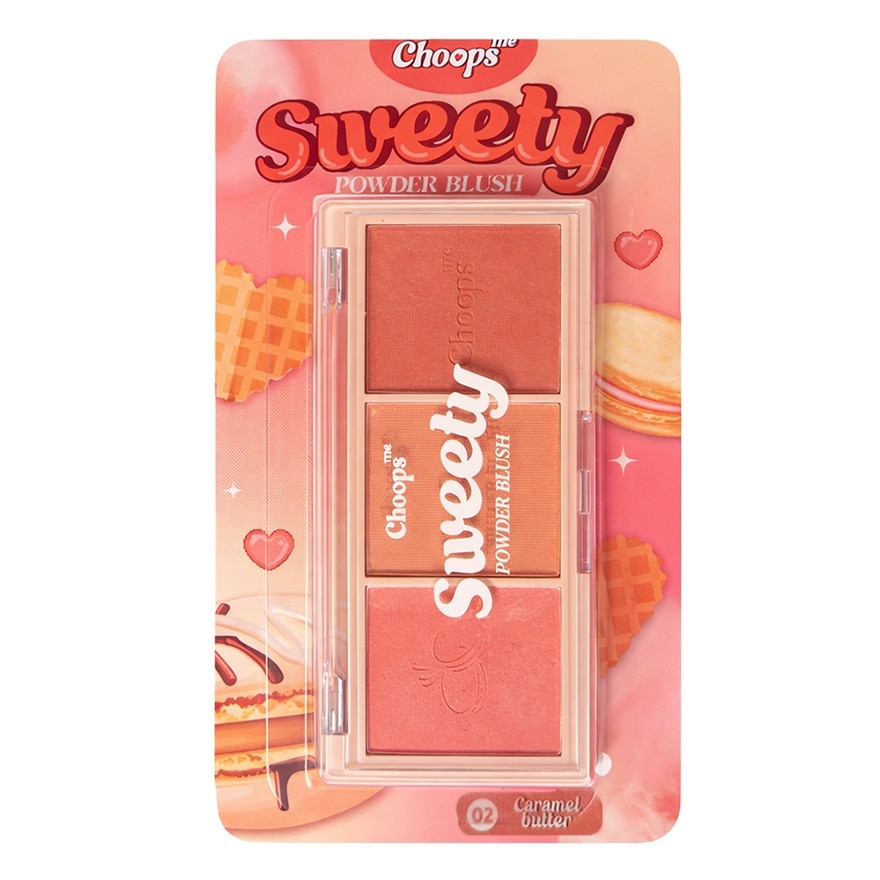 จุ๊ปส์ มี สวีทตี้ พาวเดอร์ บลัช 9ก. 02 คาราเมล บัตเตอร์