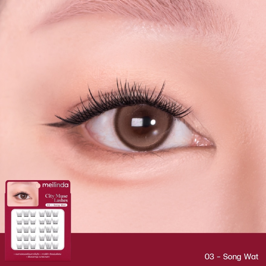 เมลินดา ซิตี้ มิวซ์ แลชเชส 6แถว 03 ทรงวาด