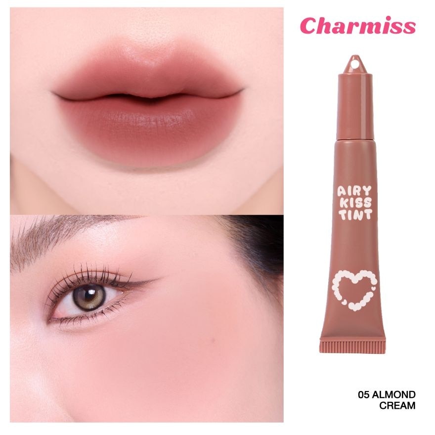 ชาร์มิส แอร์รี่ คิส ทินท์ แมตต์ ลิป แอนด์ ชีค 6ก. 05 อัลมอนด์ ครีม