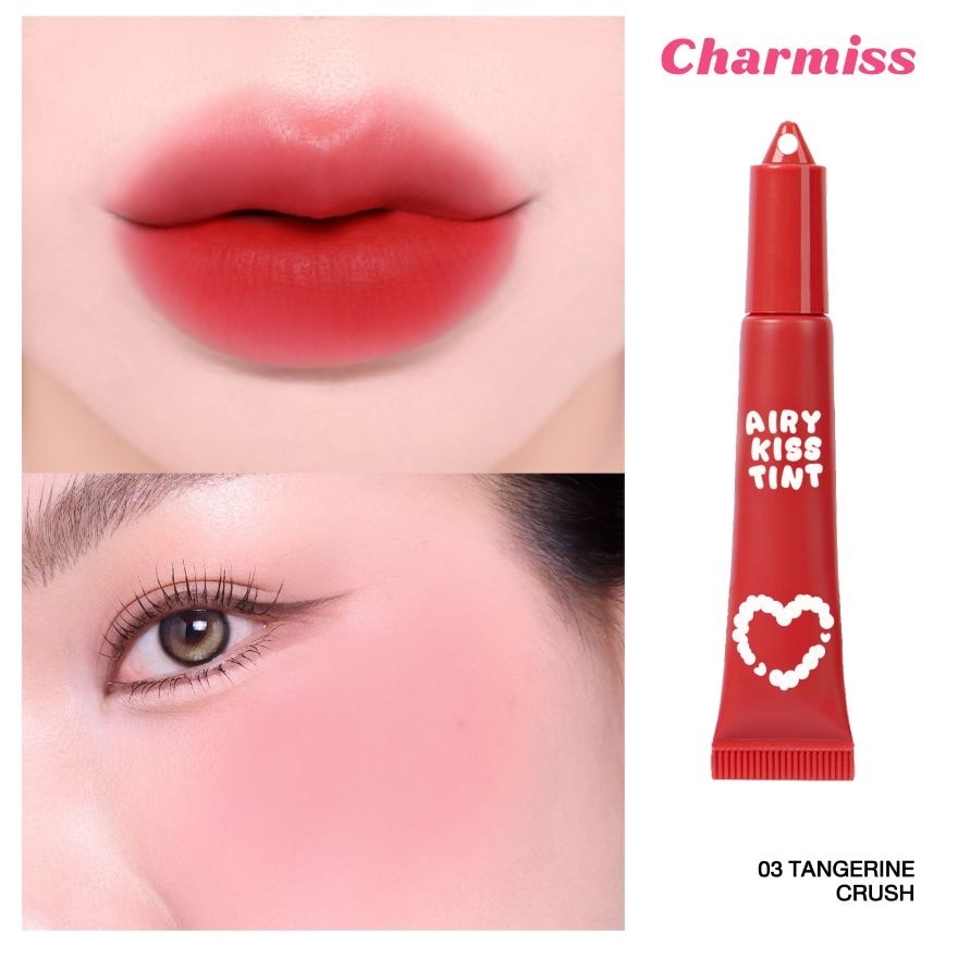 ชาร์มิส แอร์รี่ คิส ทินท์ แมตต์ ลิป แอนด์ ชีค 6ก. 03 แทนเจอรีน ครัช