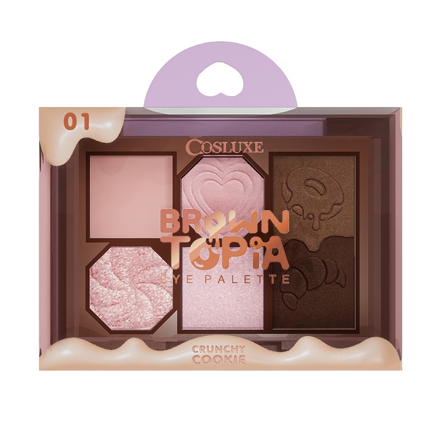 Cosluxe Cosluxe Browntopia Eye Palette 01
