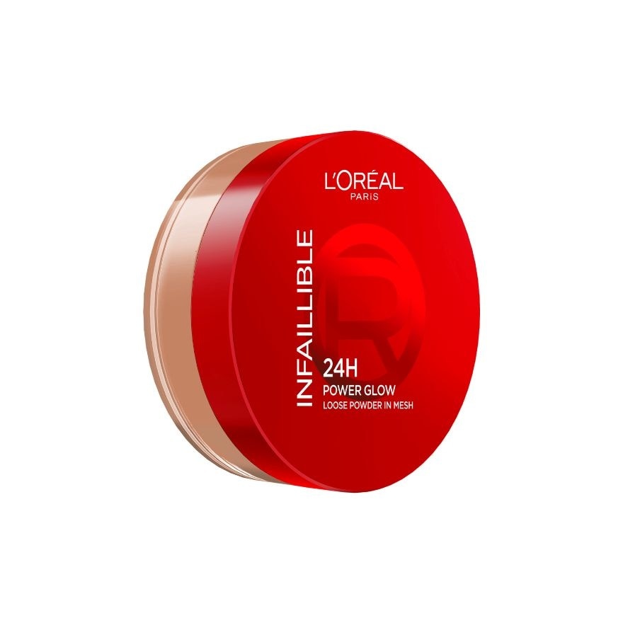 L'Oreal Infaillible 24H Powder Glow Loose Powder in Mesh 9.5g. Medium