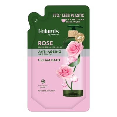 Naturals by Watsons Naturals by Watsons Rose Cream Bath 450ml (Refill)