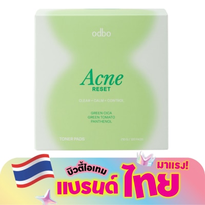 ODBO - โอดีบีโอ สกิน รีเซ็ต โทนเนอร์ แพดส์ 120แผ่น 01 แอคเน รีเซ็ต