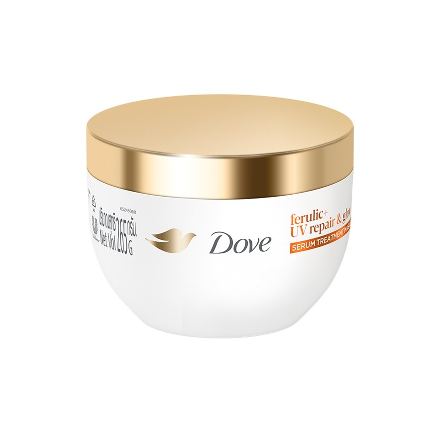 Dove Serum Treatment Mask Ferulic+ UV Repair Glow Damage Therapy 265 G.