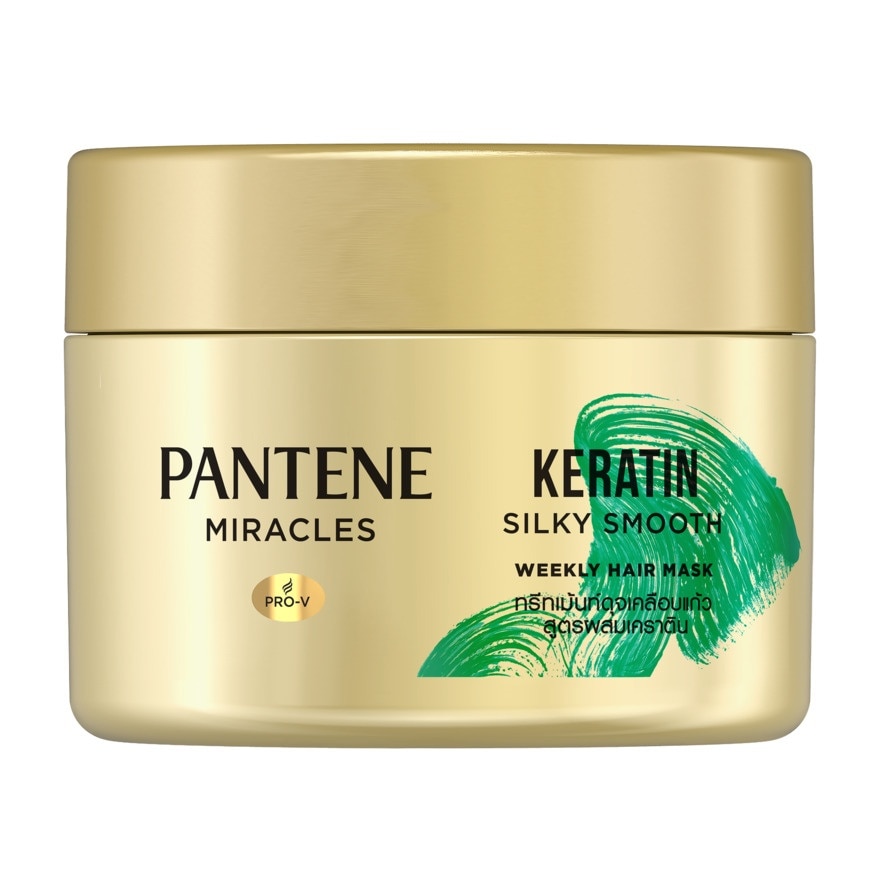 Pantene Pantene Pro-V Miracle Hair Mask Keratin Silky Smooth Weekly 170 Ml.