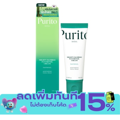 Purito พูริโต โซล ไมท์ตี้ แบมบู แพนทีนอล ครีม 100 มล. image